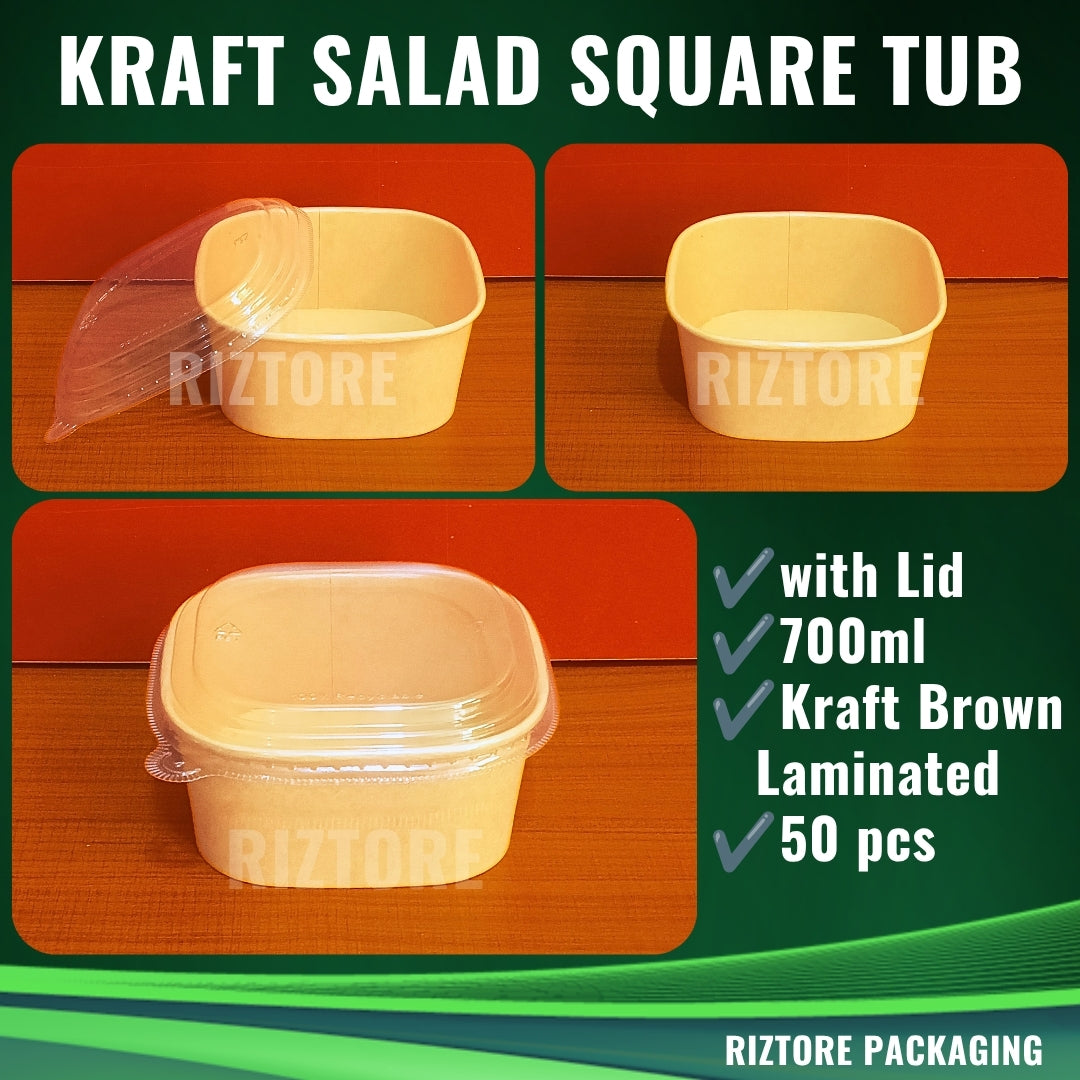 Kraft Salad Square Tub 50's