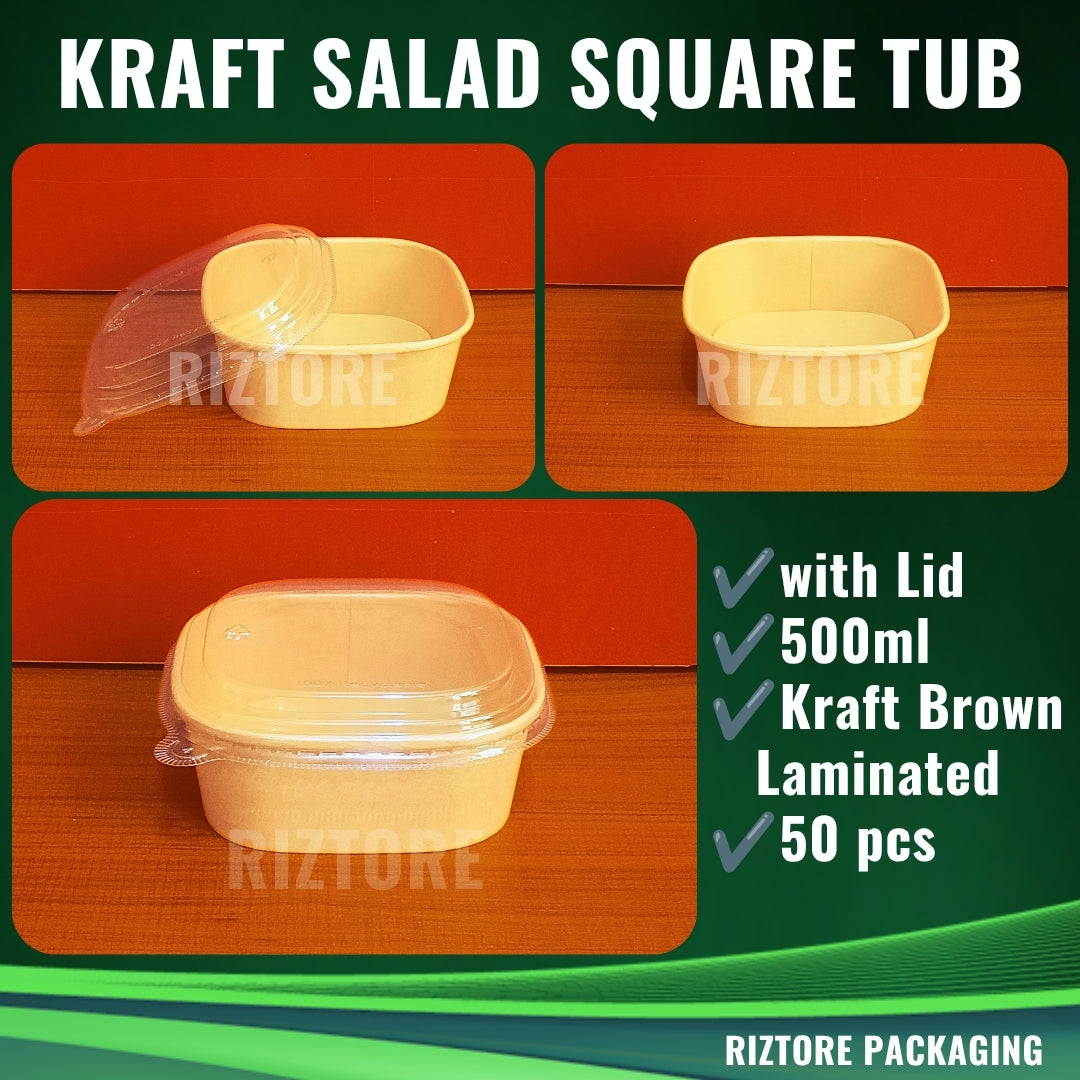Kraft Salad Square Tub 50's