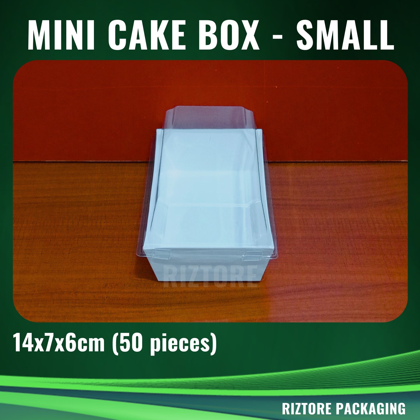 Mini Cake /  Pastry Box White with LID 50pcs/pack