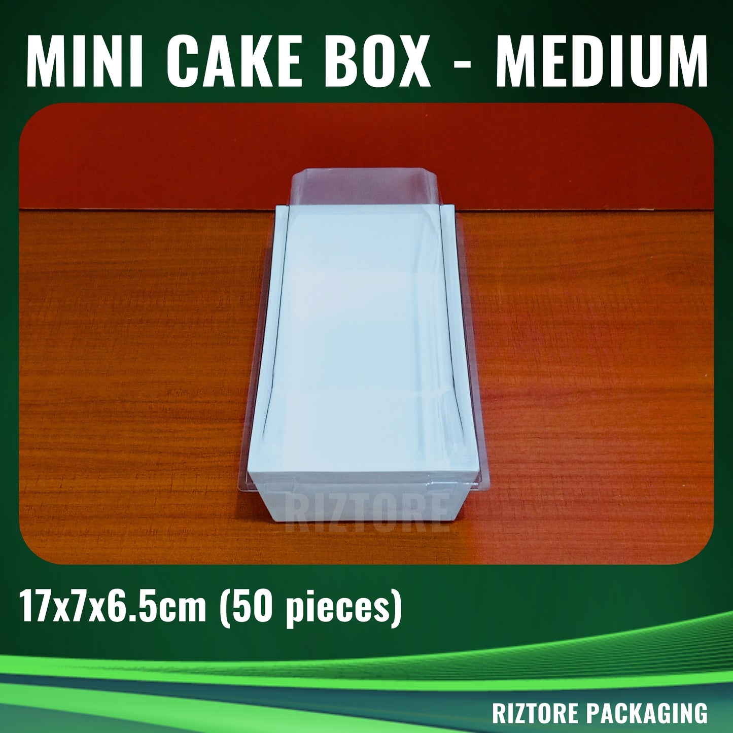 Mini Cake /  Pastry Box White with LID 50pcs/pack