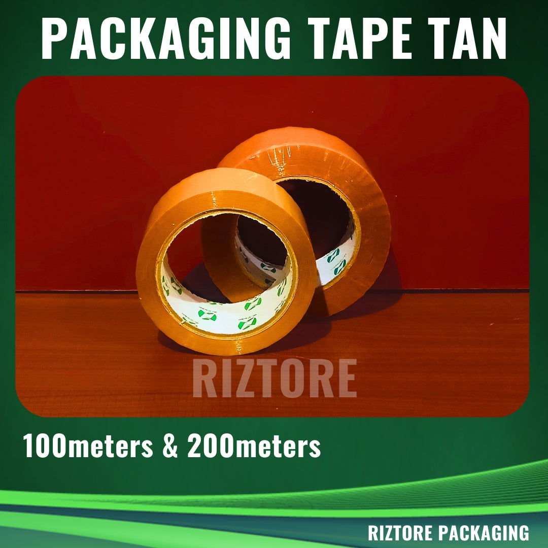 Packaging Tape Tan (Brown) 100m/200m