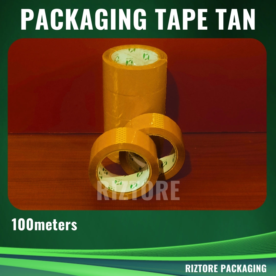 Packaging Tape Tan (Brown) 100m/200m