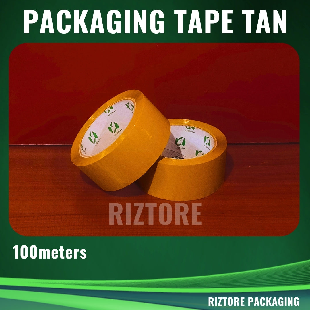 Packaging Tape Tan (Brown) 100m/200m