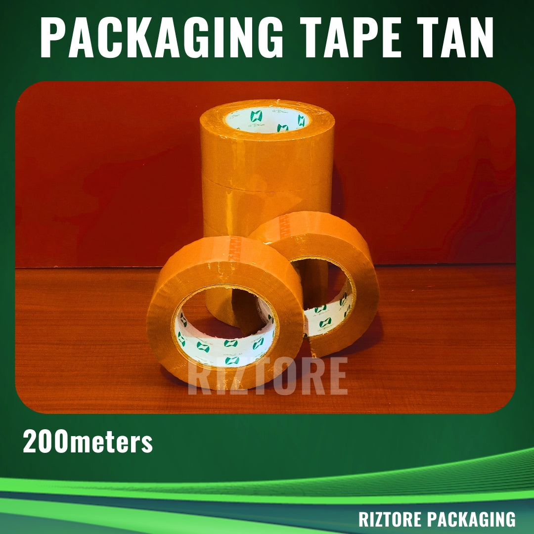 Packaging Tape Tan (Brown) 100m/200m