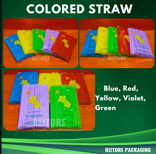 Colored Drinking Straw 50g and 90g