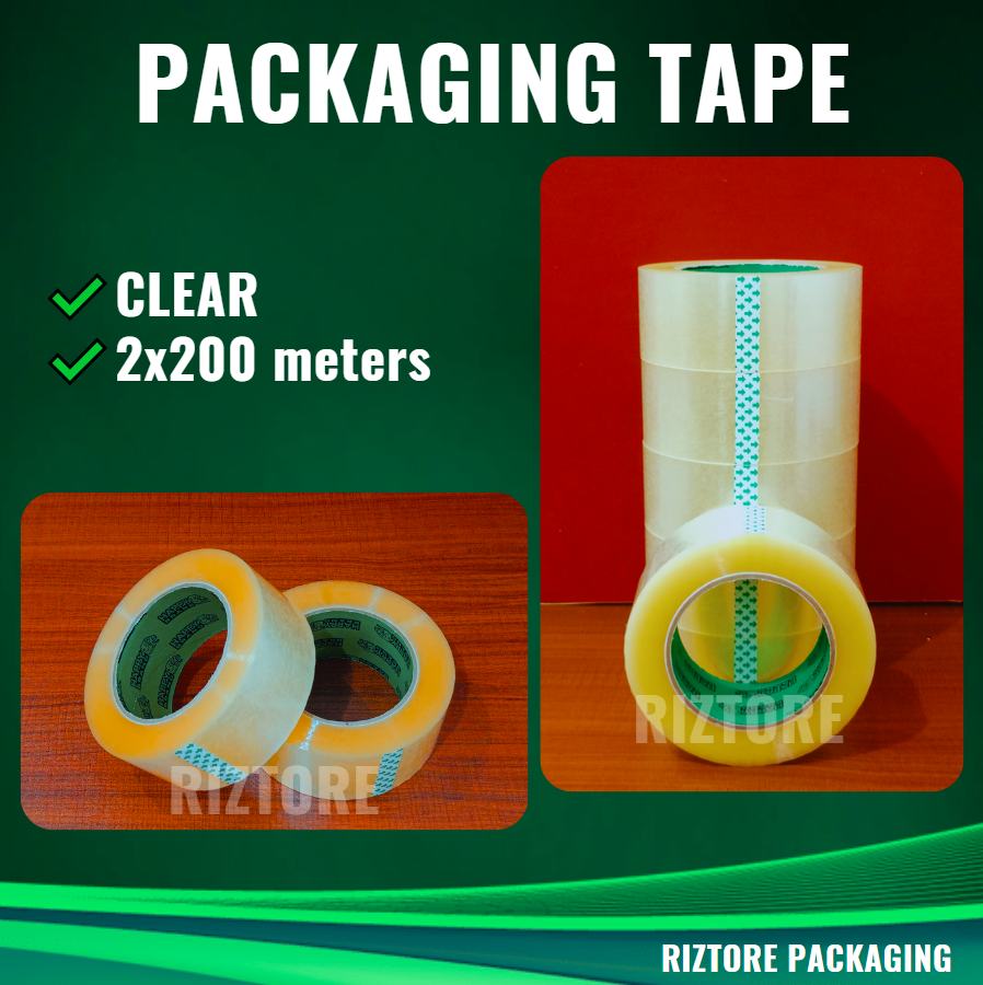 Packaging Tape Clear 100m, 200m, 300m