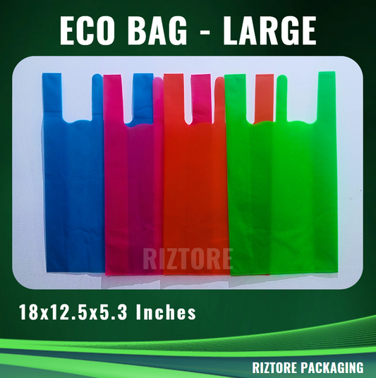 Colored ECO BAG Plain 50pcs/pack