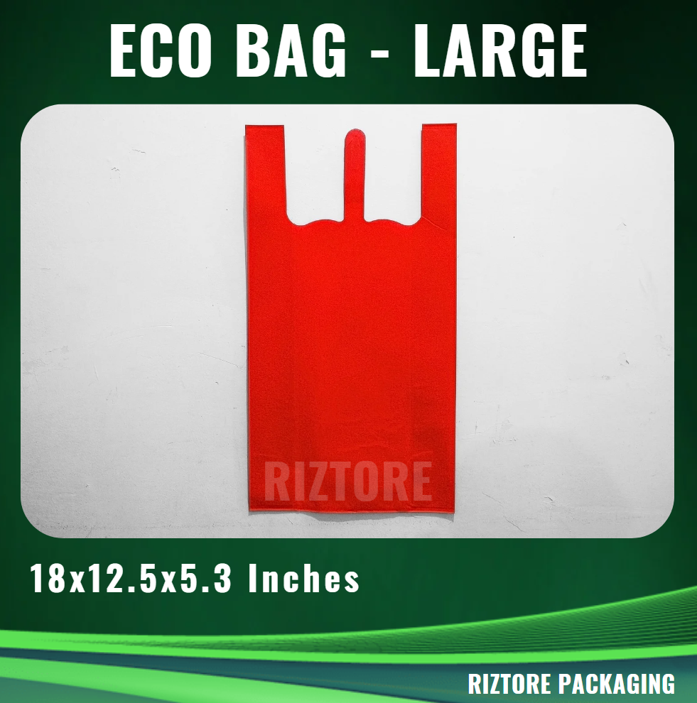 Colored ECO BAG Plain 50pcs/pack