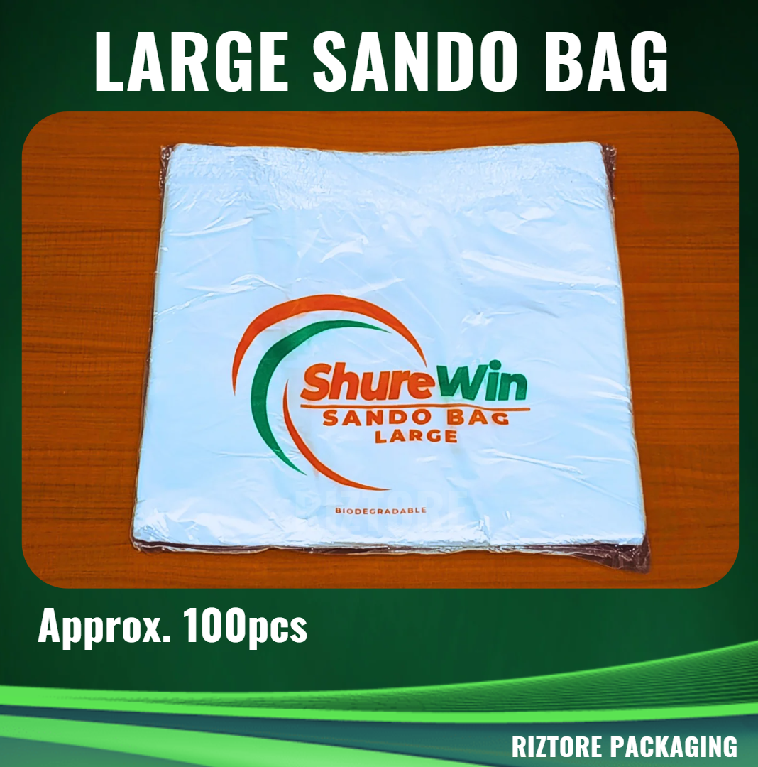 Transparent Sando Bag Mini, Tiny, Medium, Large, XL