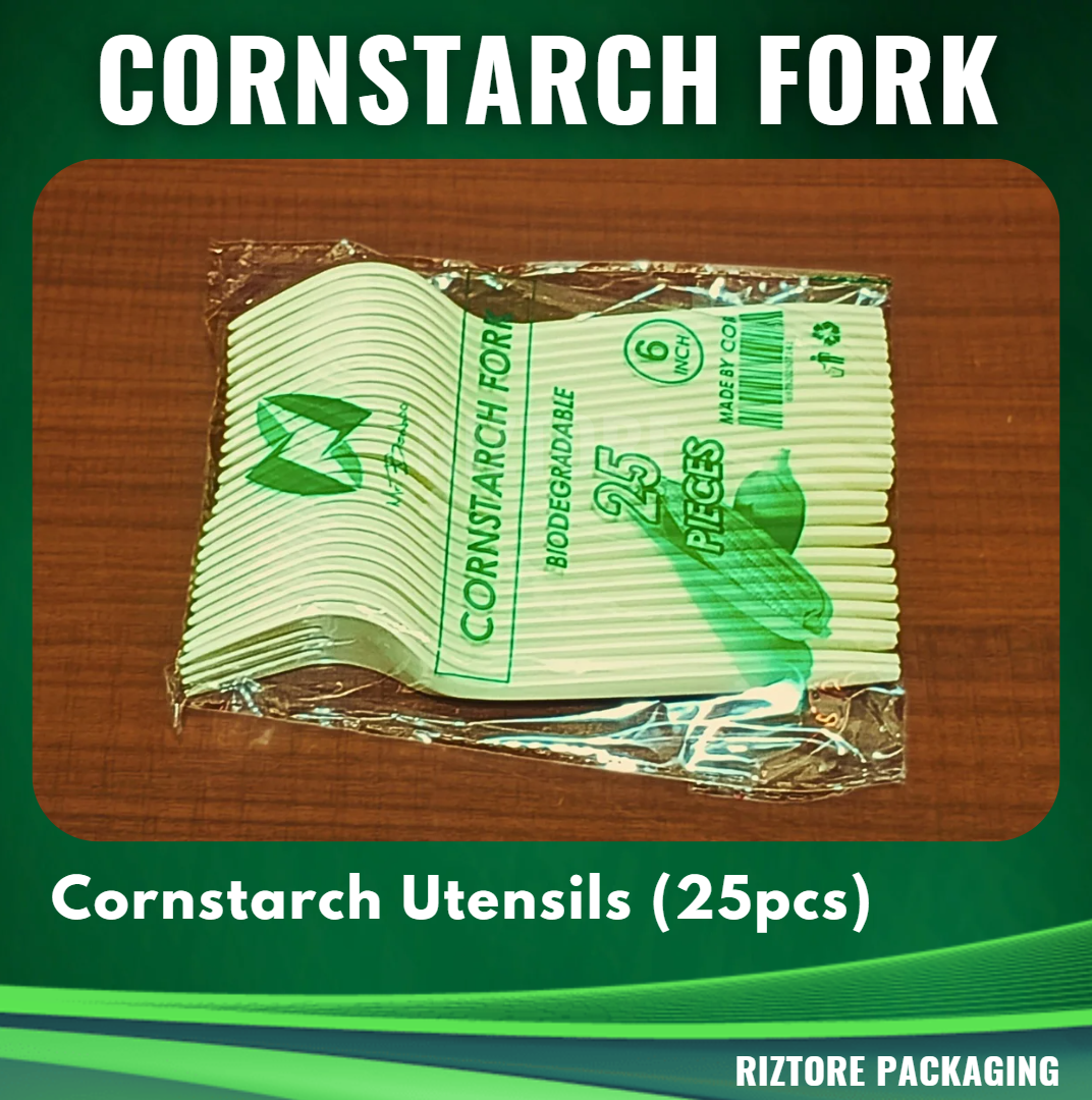 Biodegradable Utensils Spoon/Fork/SPork (Cornstarch)