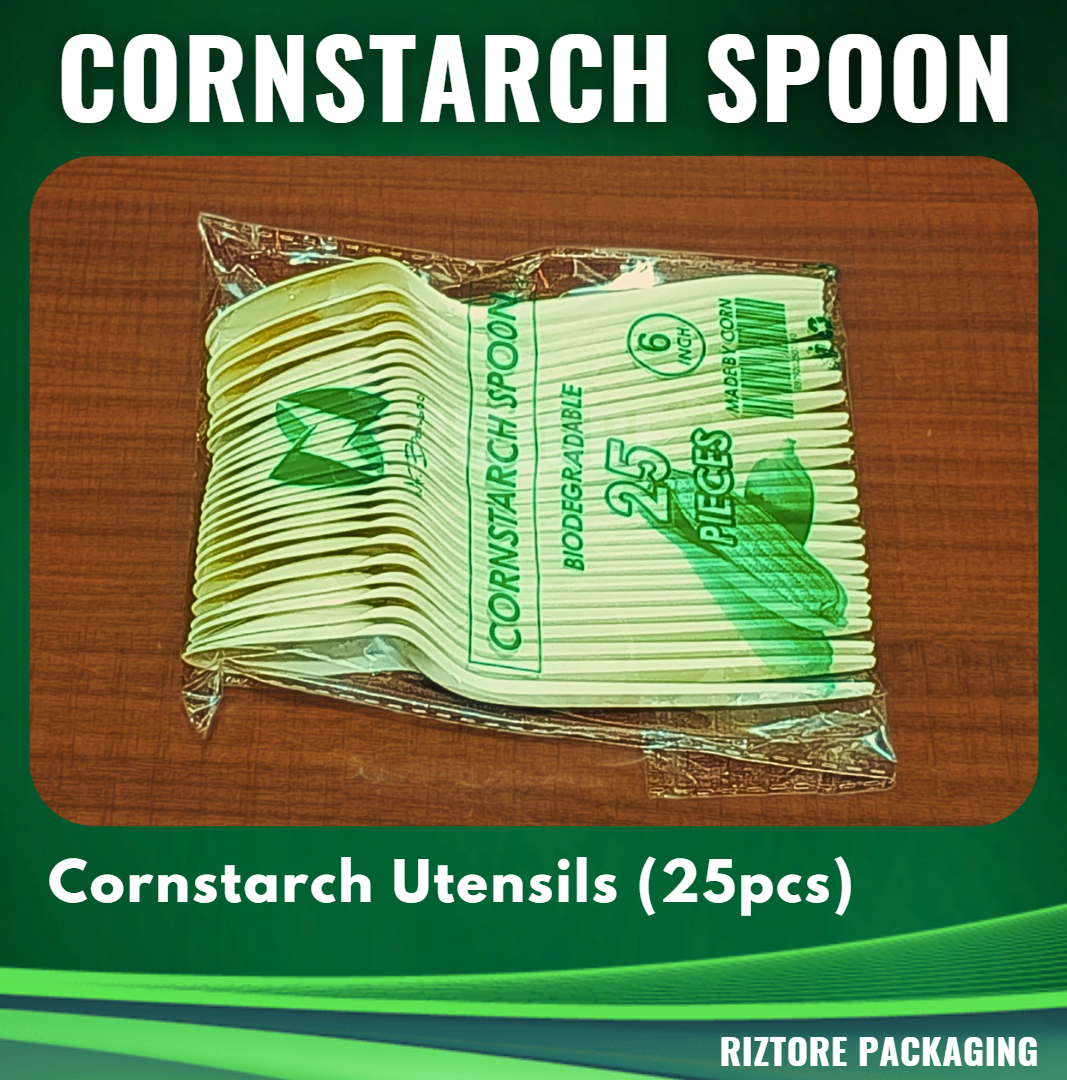 Biodegradable Utensils Spoon/Fork/SPork (Cornstarch)