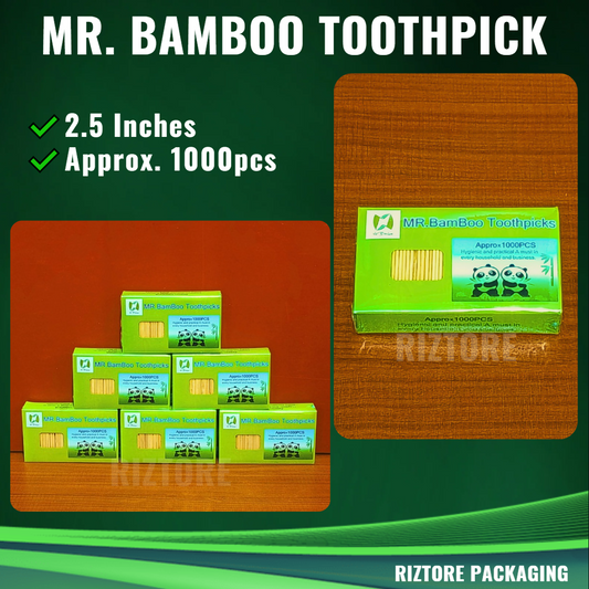 High Grade Toothpick Tub/Box