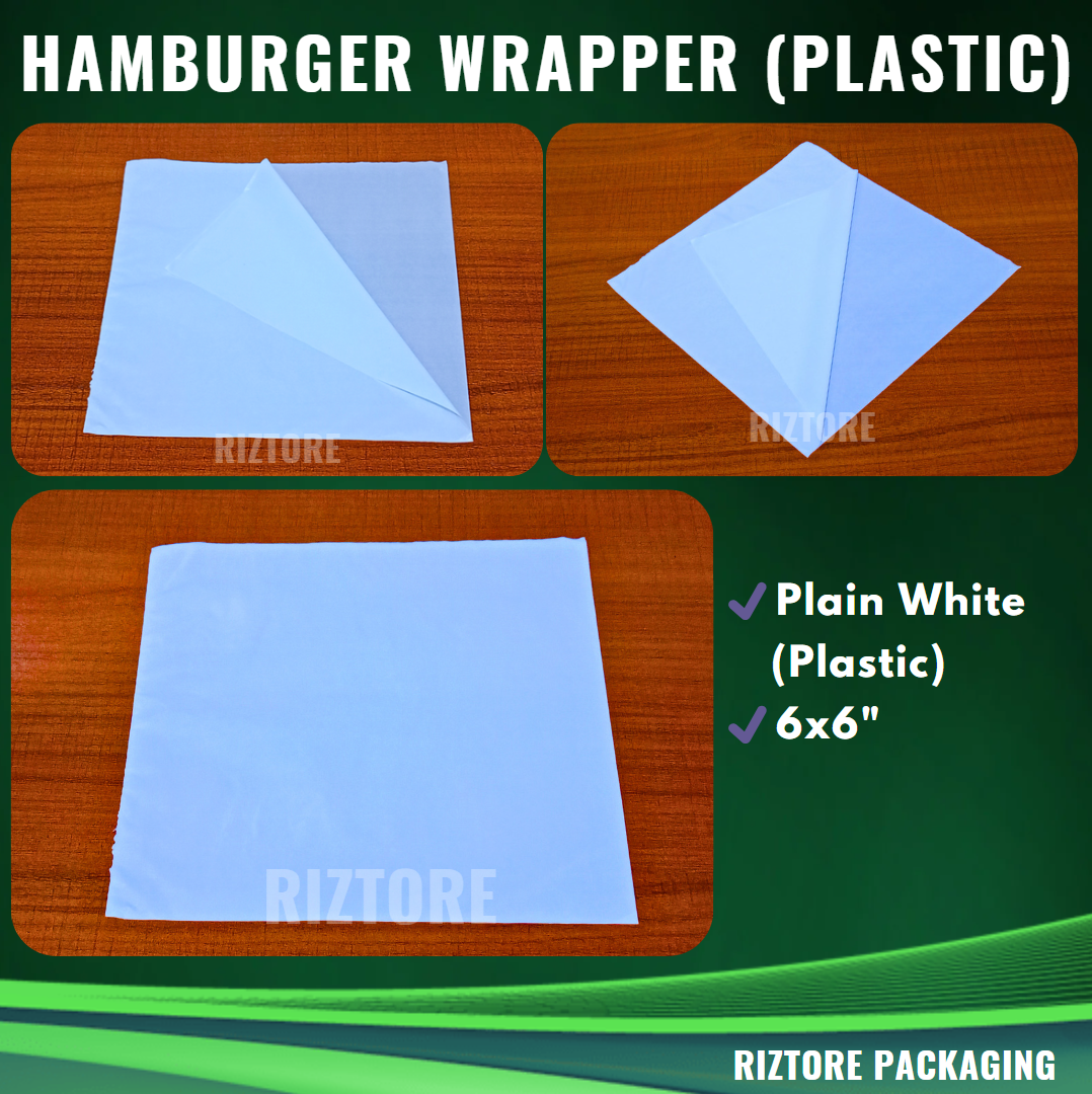 Hamburger Wrapper (Plastic)