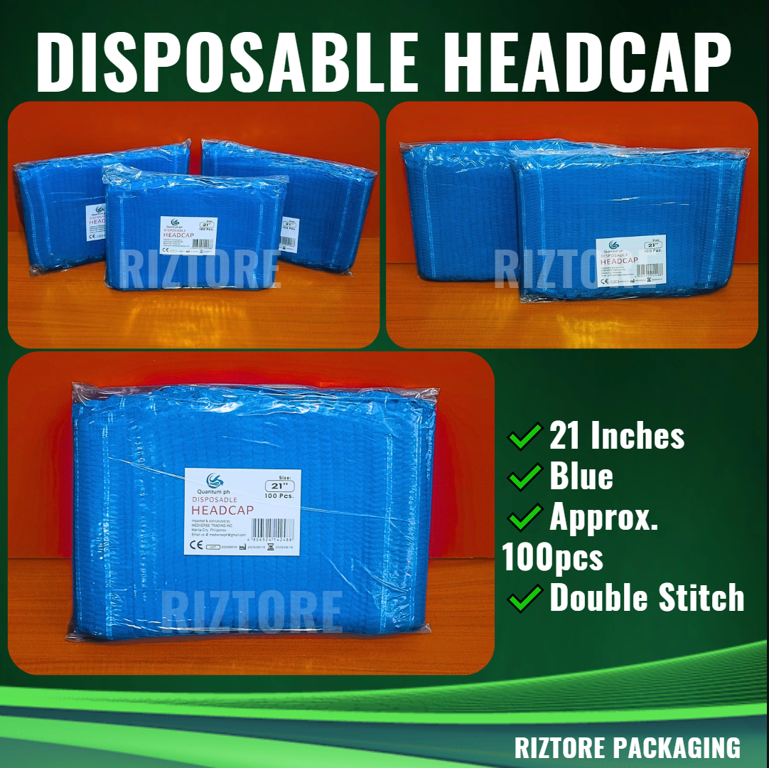 Non Woven Head Cup Blue