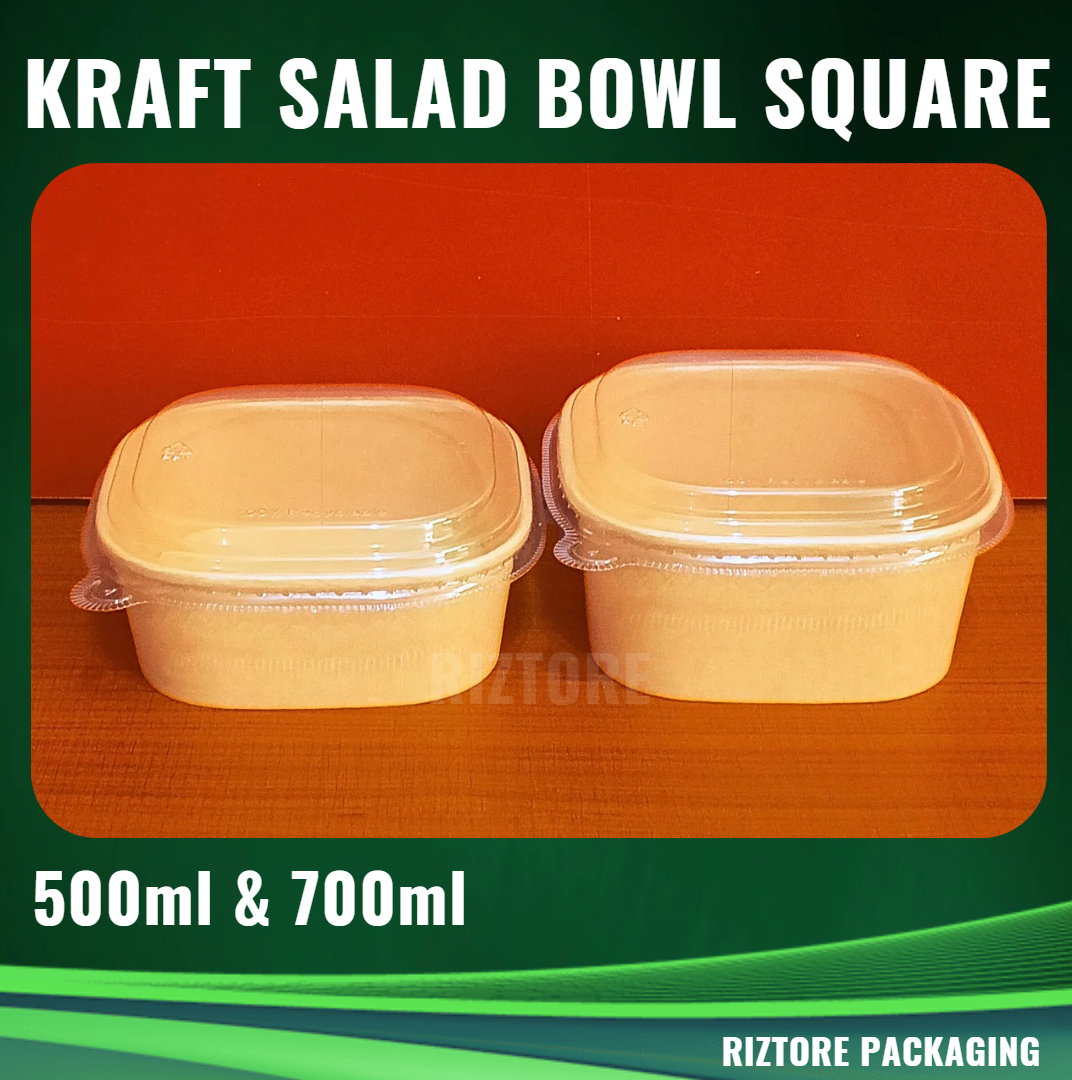 Kraft Salad Bowl Square 50's