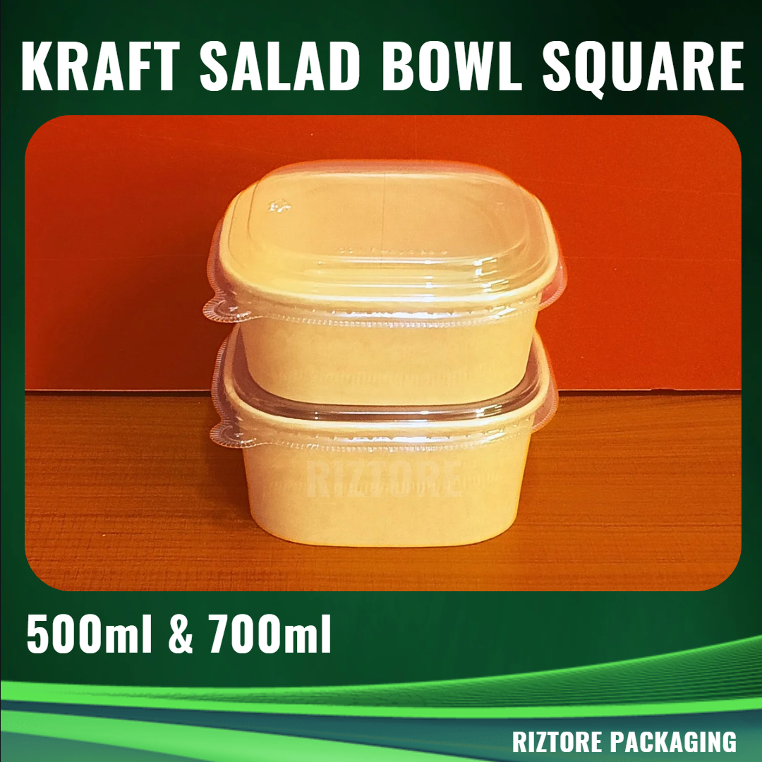 Kraft Salad Bowl Square 50's