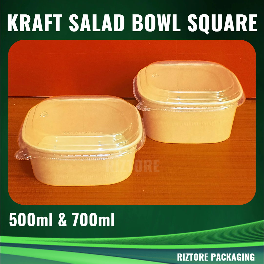 Kraft Salad Bowl Square 50's