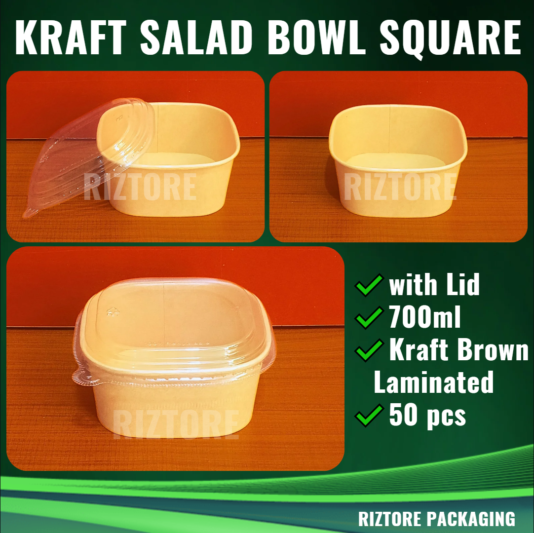 Kraft Salad Bowl Square 50's