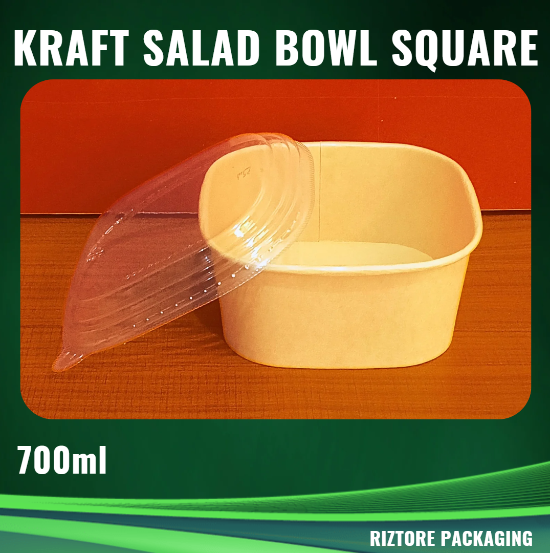 Kraft Salad Bowl Square 50's