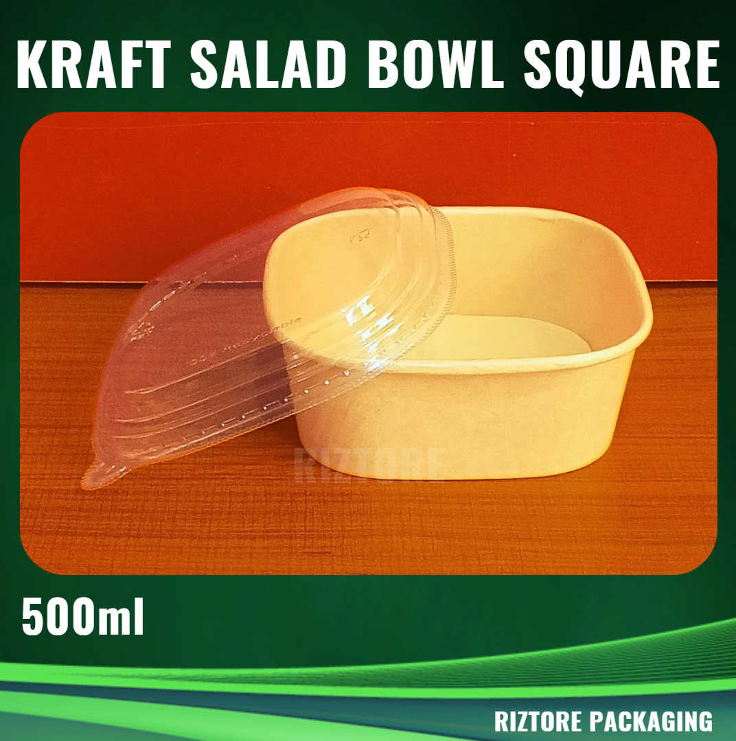 Kraft Salad Bowl Square 50's