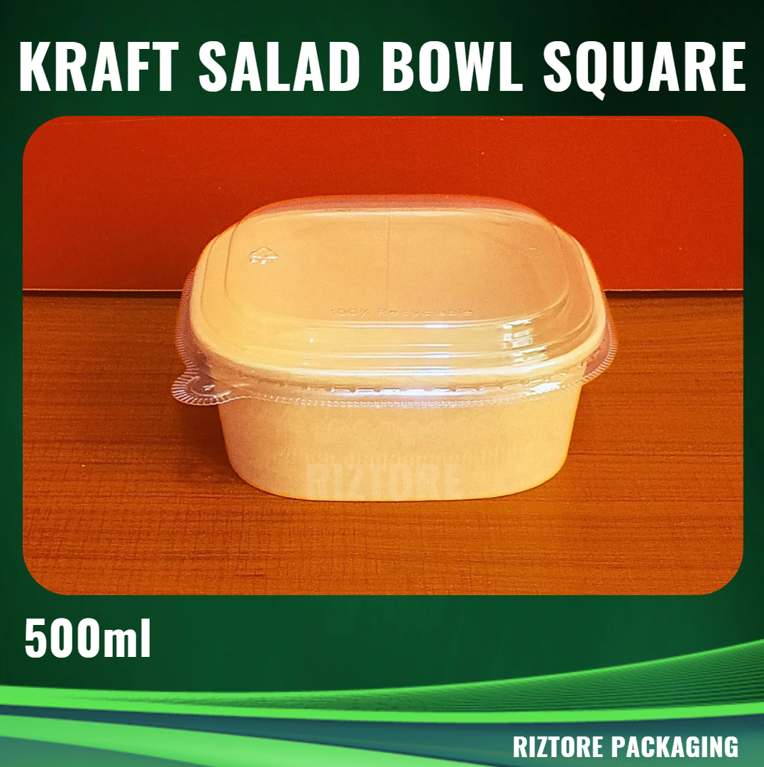 Kraft Salad Bowl Square 50's