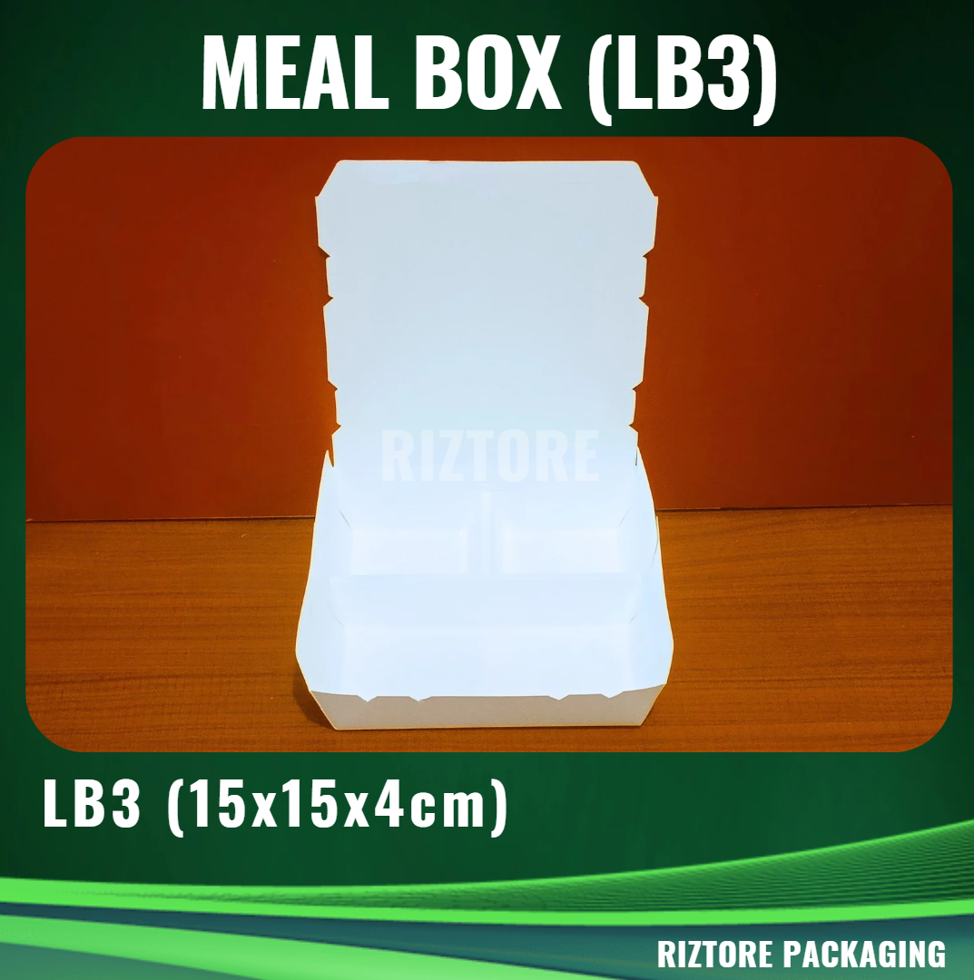 Mealbox White 3 Division 800cc