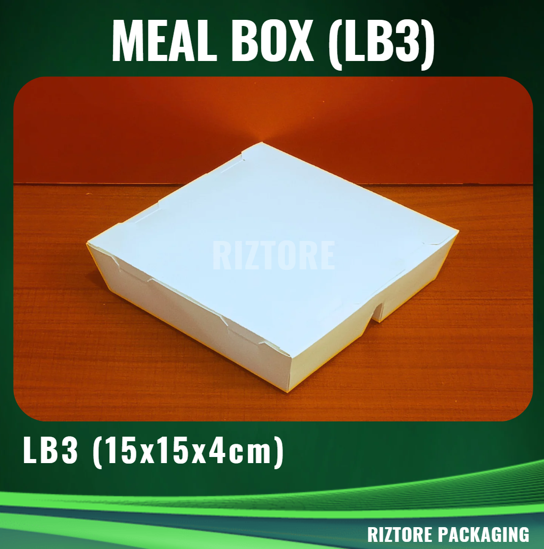 Mealbox White 3 Division 800cc
