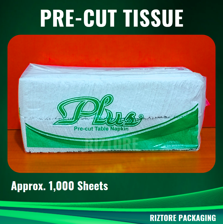 Plus Pre-cut Tissue 1000 sheets