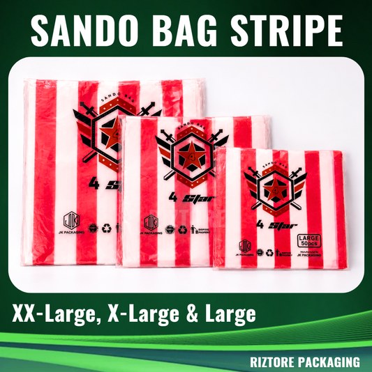 Sando Bag Stripe Large, XL, XXL