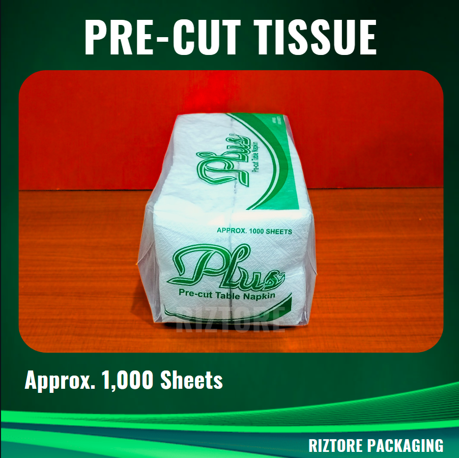 Plus Pre-cut Tissue 1000 sheets