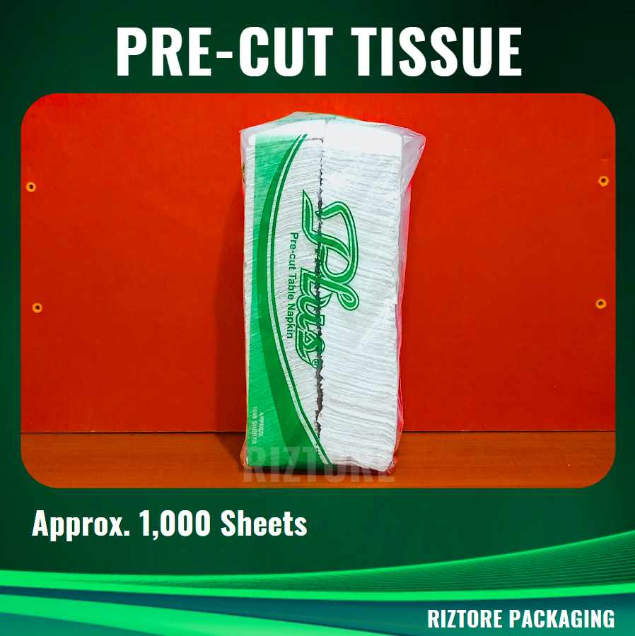 Plus Pre-cut Tissue 1000 sheets