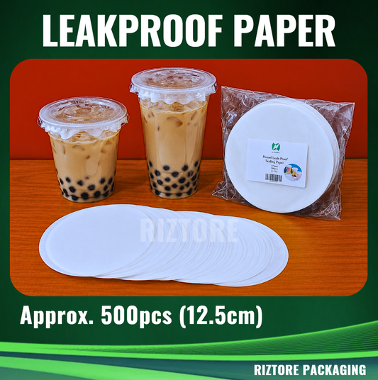 MilkTea Cup LeakProof Paper 12.5cm