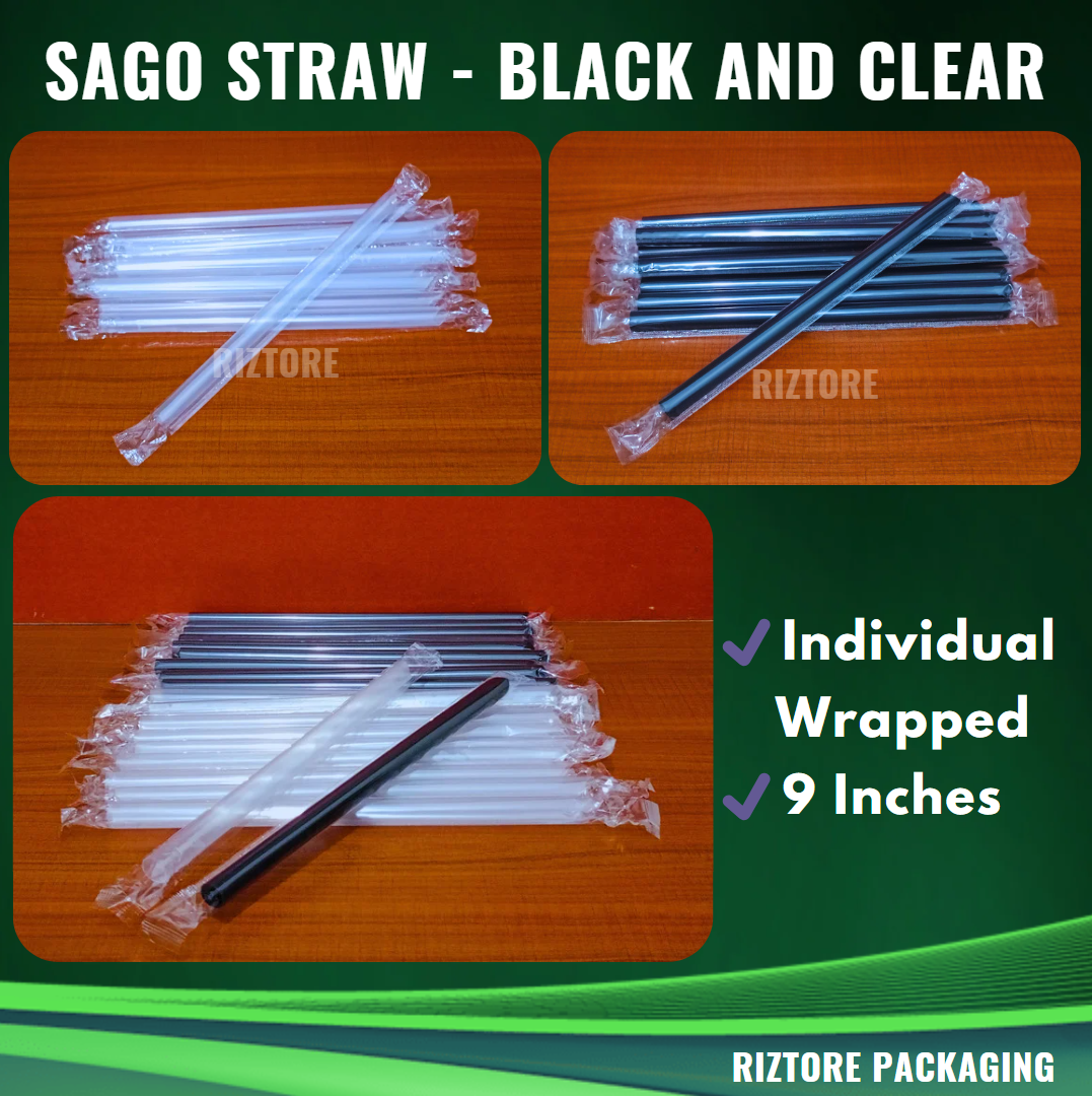 Sago Straw (Individually Wrapped)