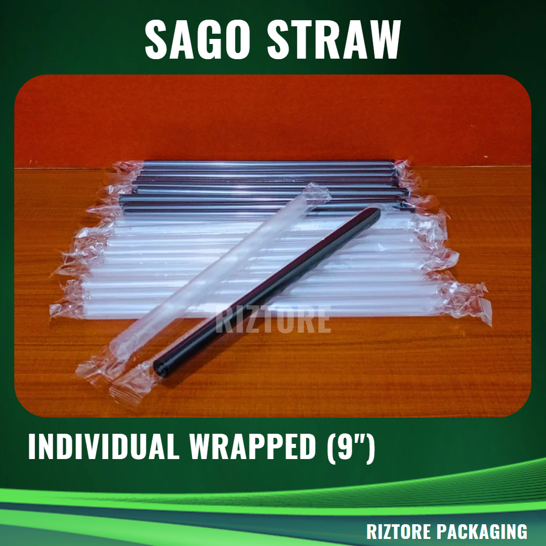 Sago Straw (Individually Wrapped)