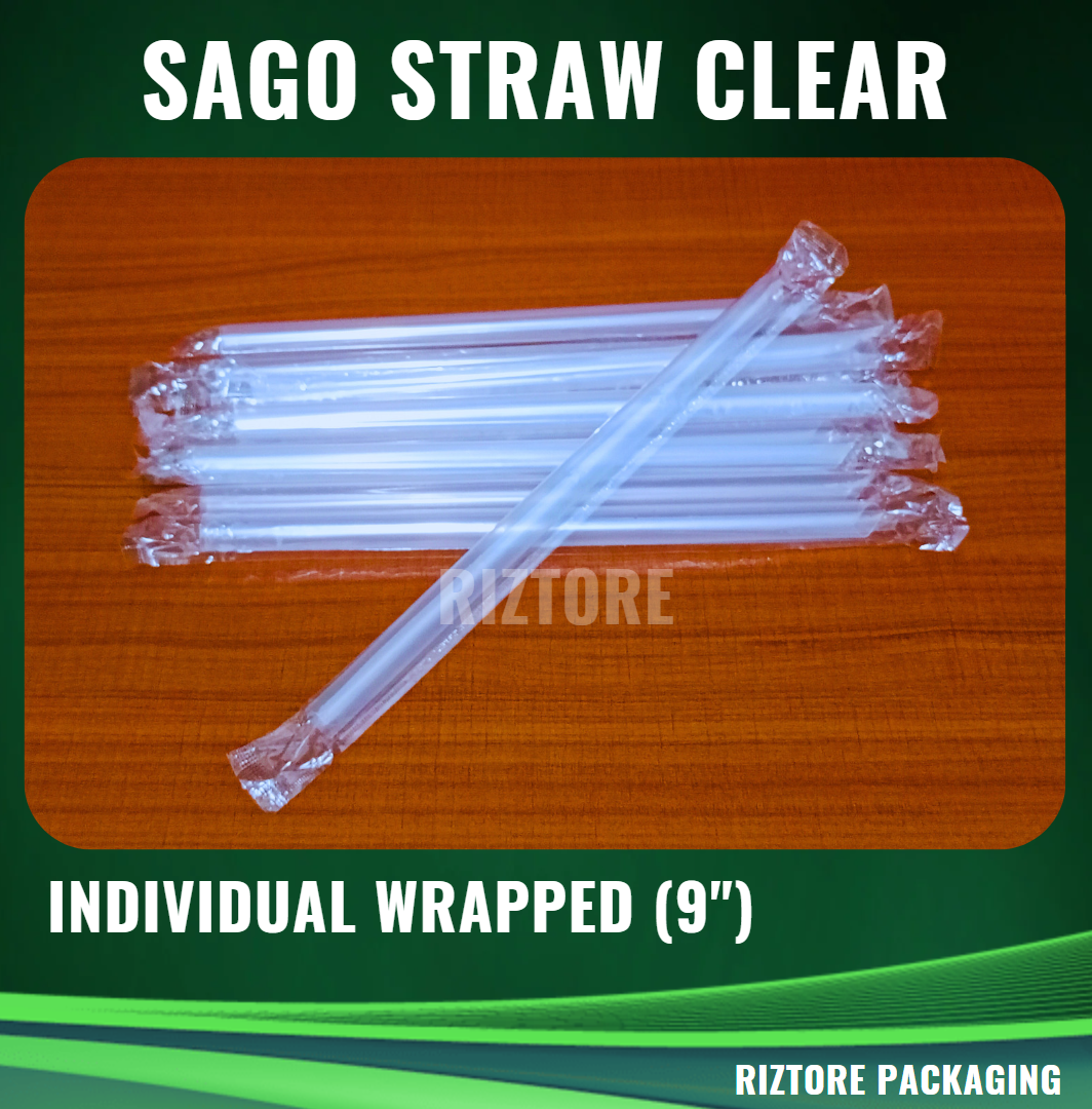 Sago Straw (Individually Wrapped)