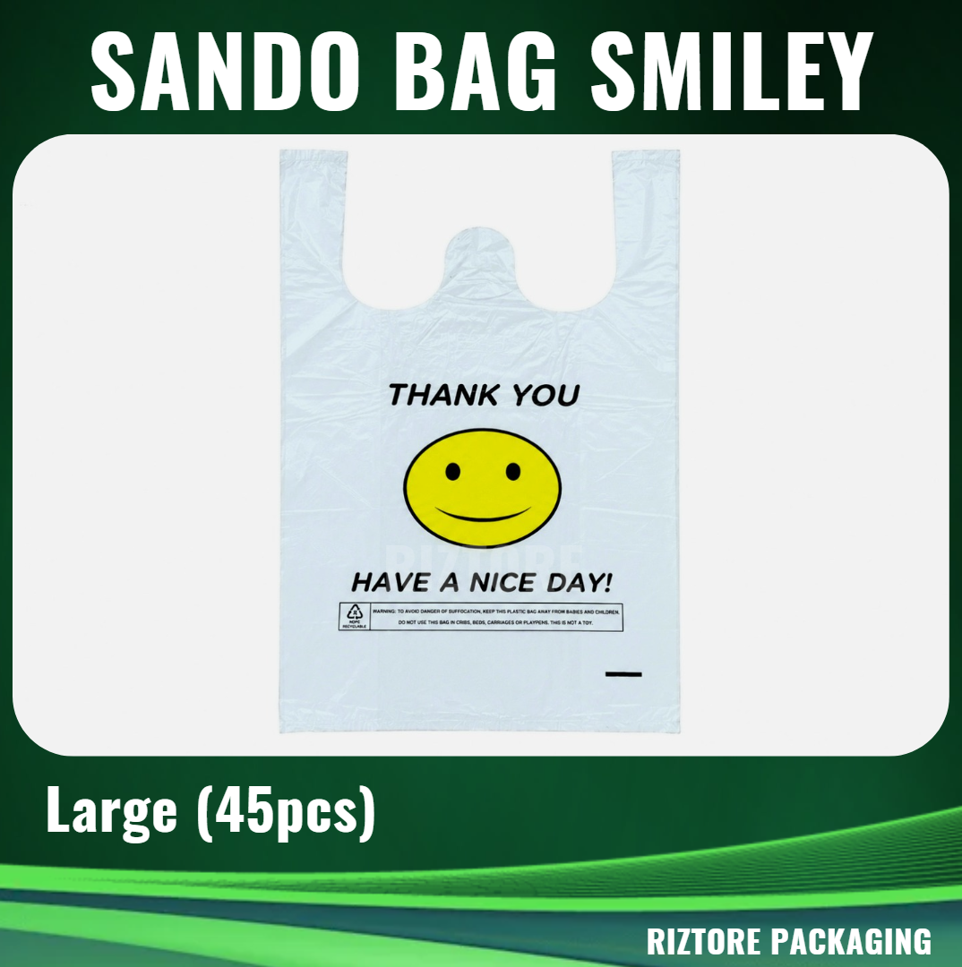 Sando Bag Smiley Design 45pcs/pack