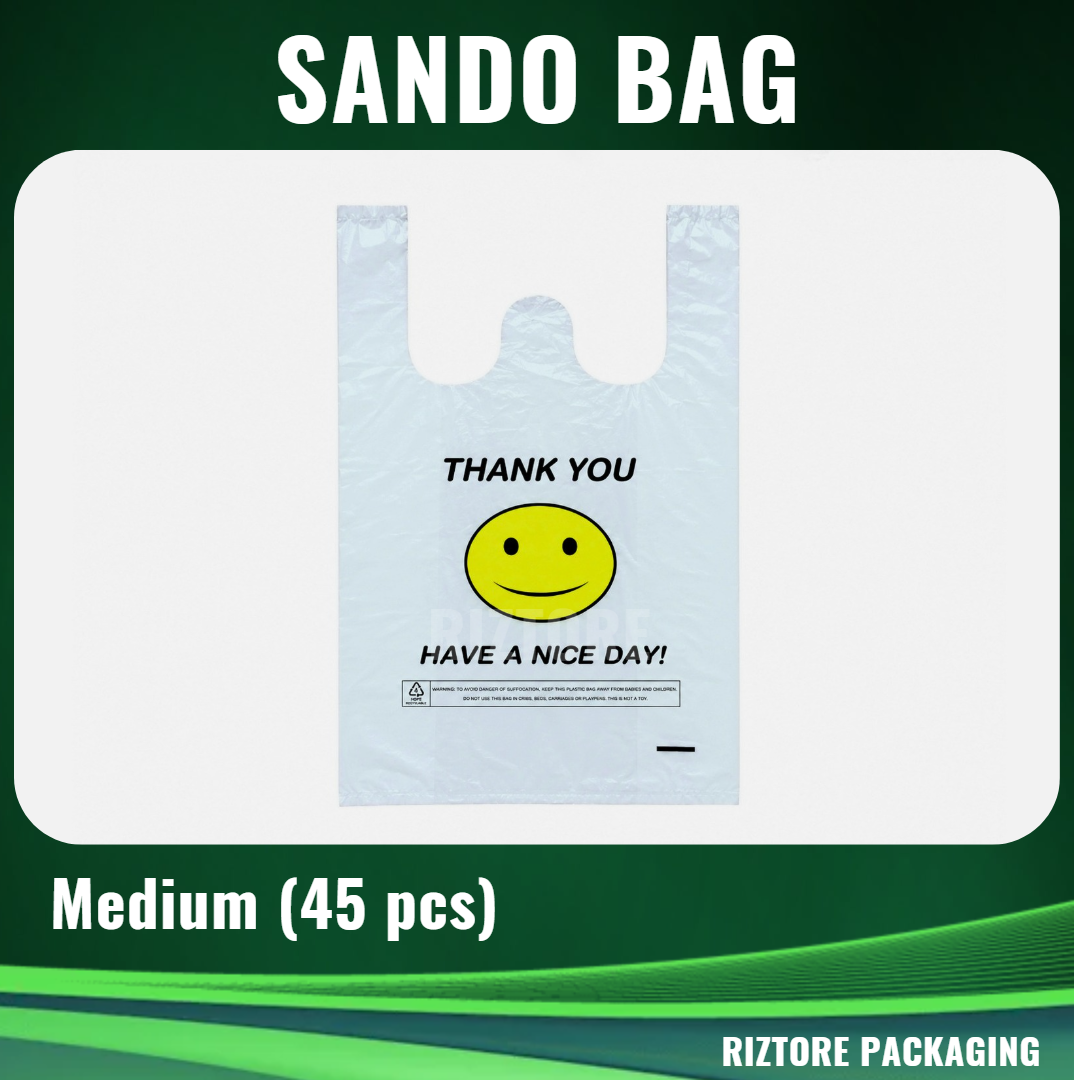 Sando Bag Smiley Design 45pcs/pack