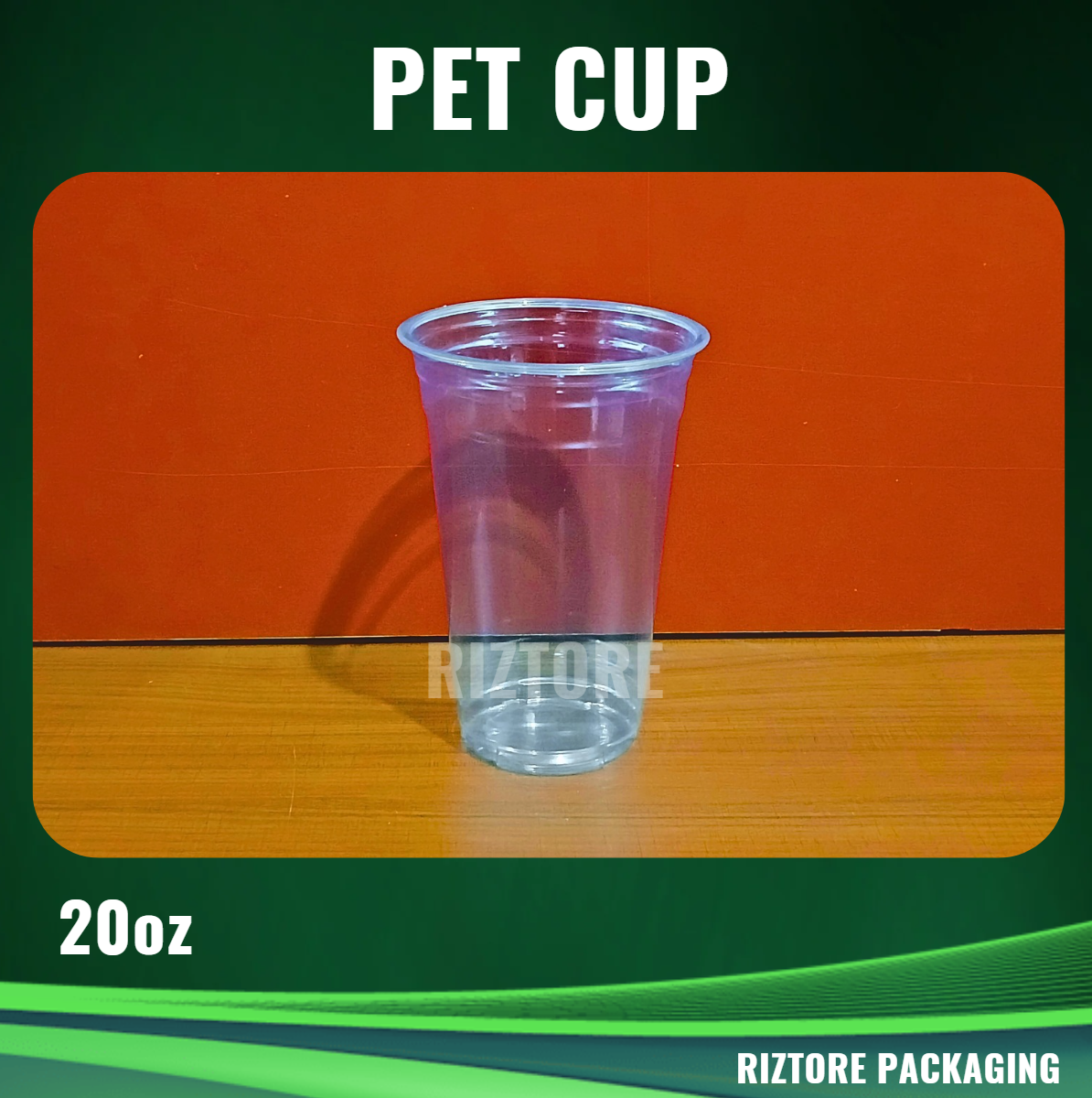 PET Cups and Lids 98mm 100 pcs