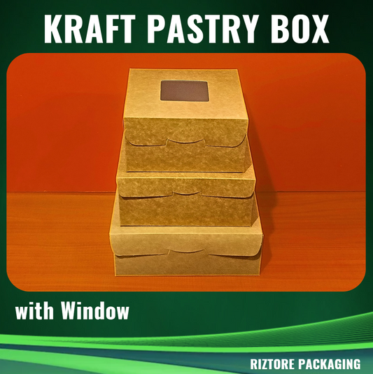 Kraft Pastry Box 20pcs/pack