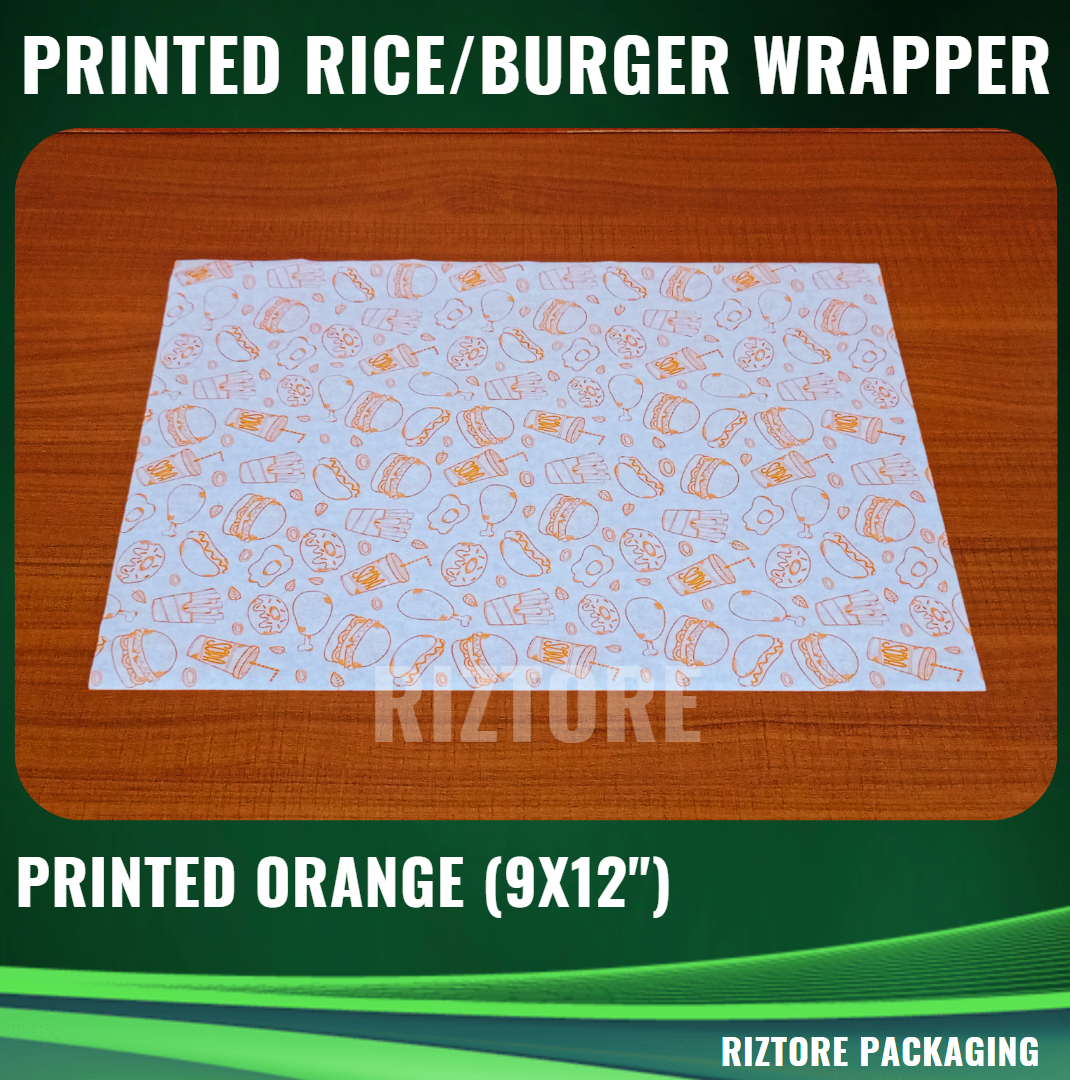 Hamburger Wrapper/Food Liner 9x12"