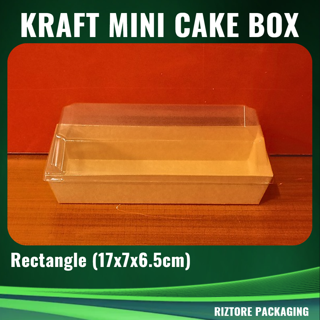 Mini Cake /  Pastry Box Kraft with LID 50pcs/pack