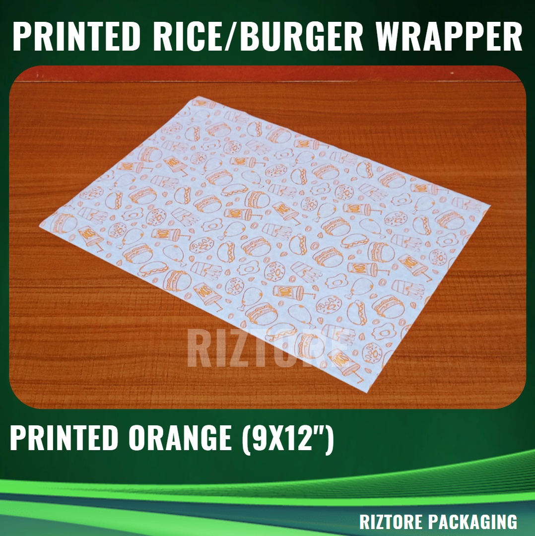 Hamburger Wrapper/Food Liner 9x12"