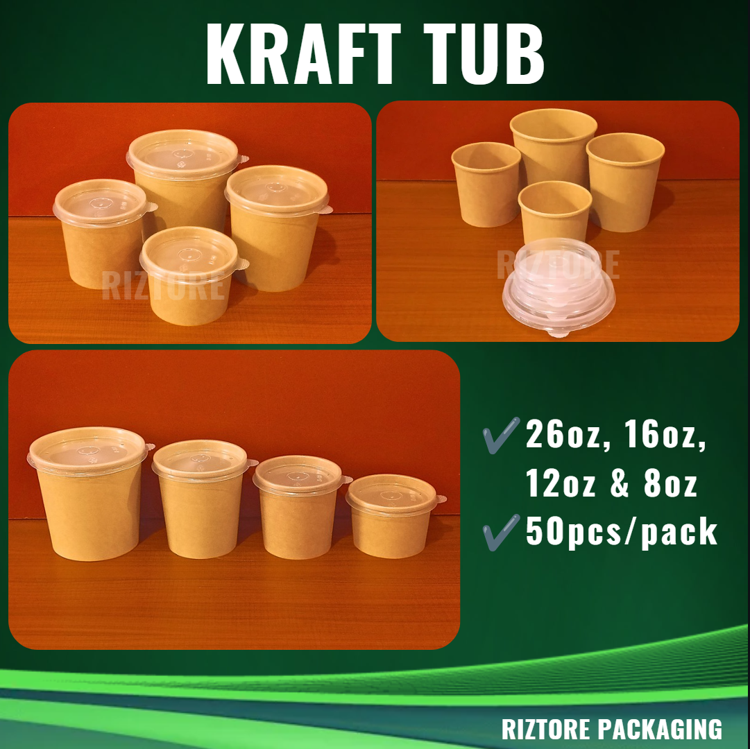 Kraft TUB 50pcs/pack