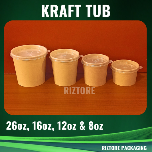 Kraft TUB 50pcs/pack