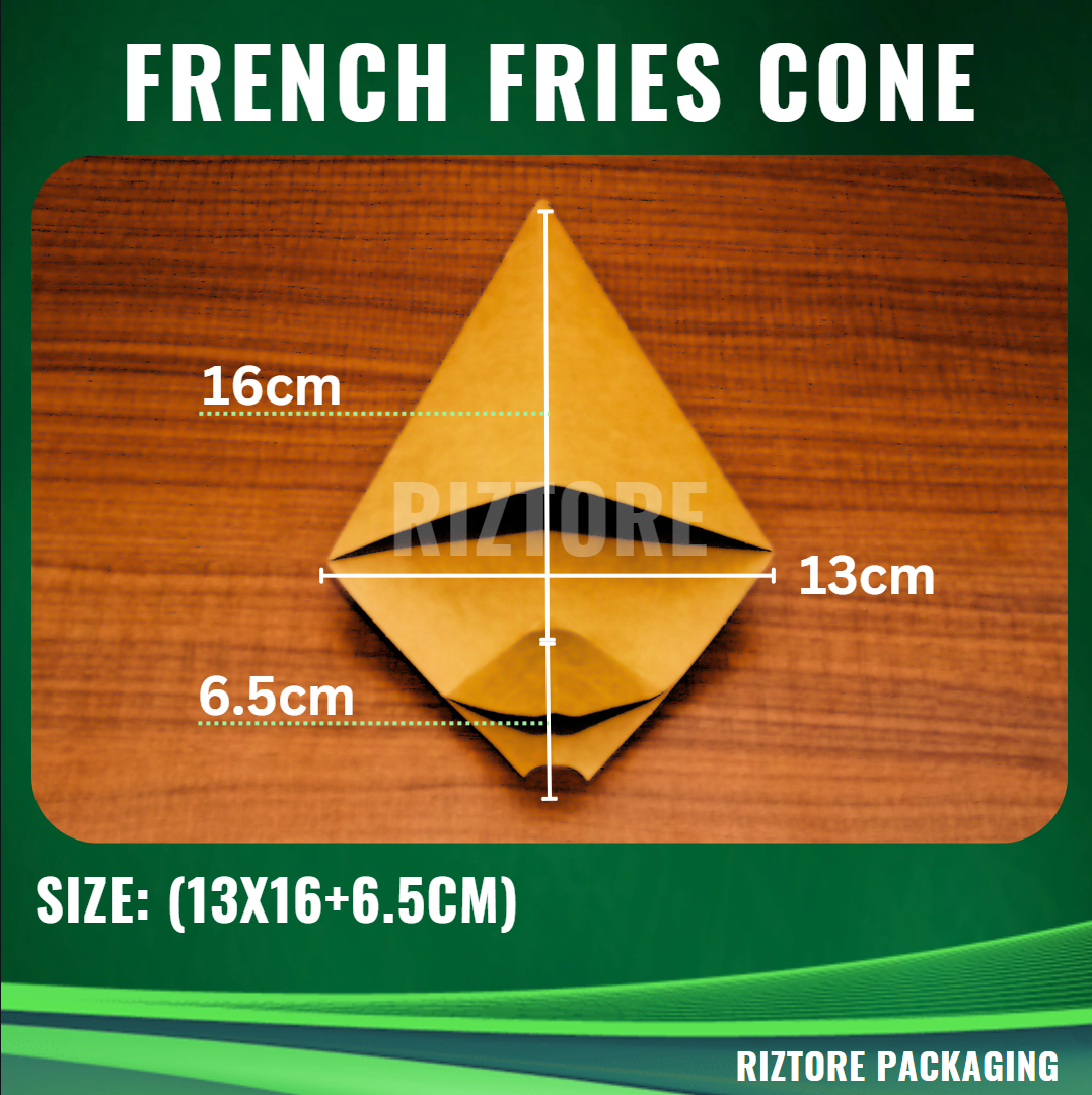 French Fries Holder  Cone Design