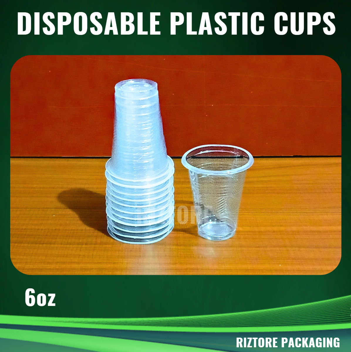 Disposable Plastic Cups 50 pcs