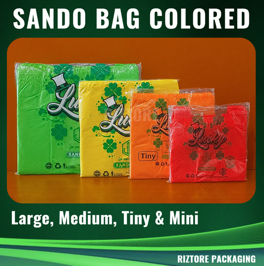 Sando Bag Assorted Color 100pcs/pack