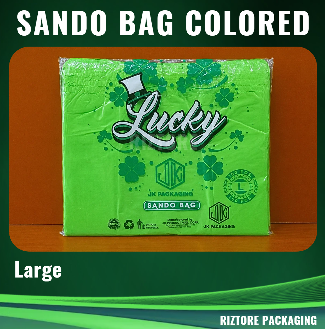 Sando Bag Assorted Color 100pcs/pack
