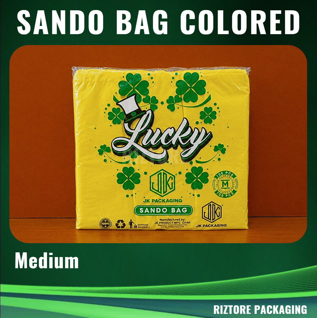 Sando Bag Assorted Color 100pcs/pack