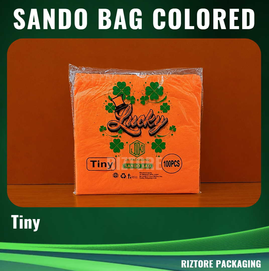Sando Bag Assorted Color 100pcs/pack